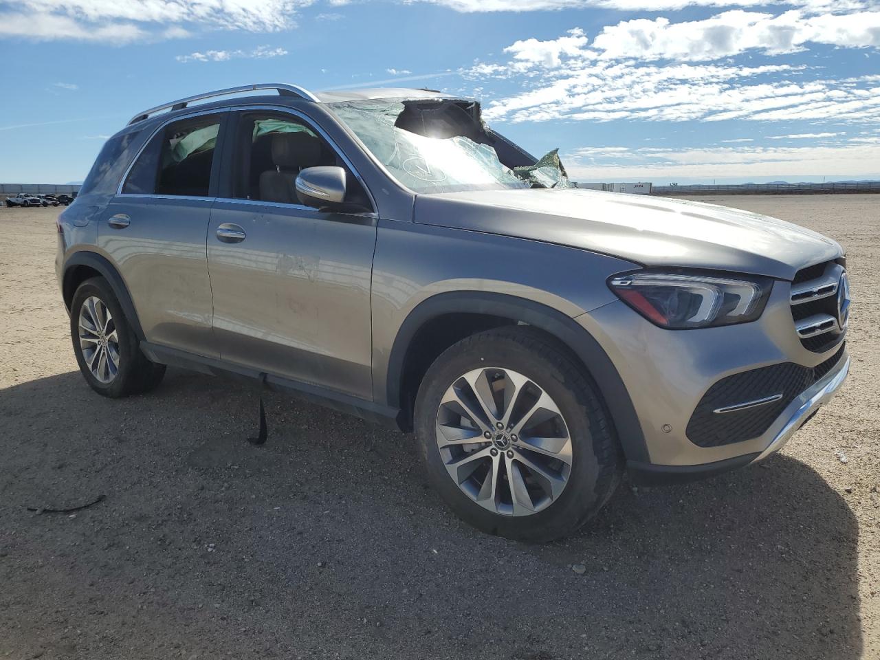 2021 Mercedes-Benz GLE VIN 4JGFB4JBXMA350257 Copart auction photo, side / top/roof damage thumbnail 4