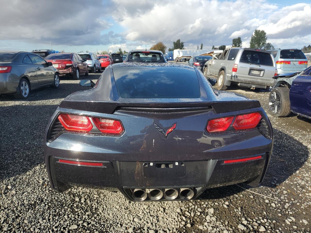 2014 Chevrolet Corvette VIN 1G1YD2D73E5106861 Copart auction photo, front end damage thumbnail 6