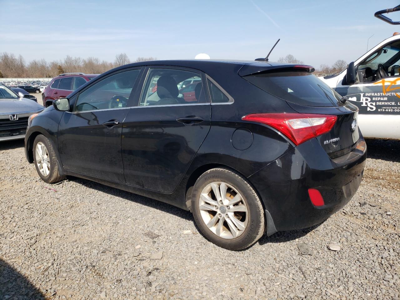2014 Hyundai Elantra VIN KMHD35LH5EU165755 Copart auction photo, water/flood damage thumbnail 2