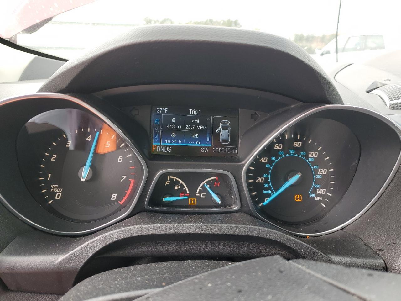 2014 Ford Escape VIN 1FMCU0J99EUB66222 Copart auction photo, front end / rear end damage thumbnail 9