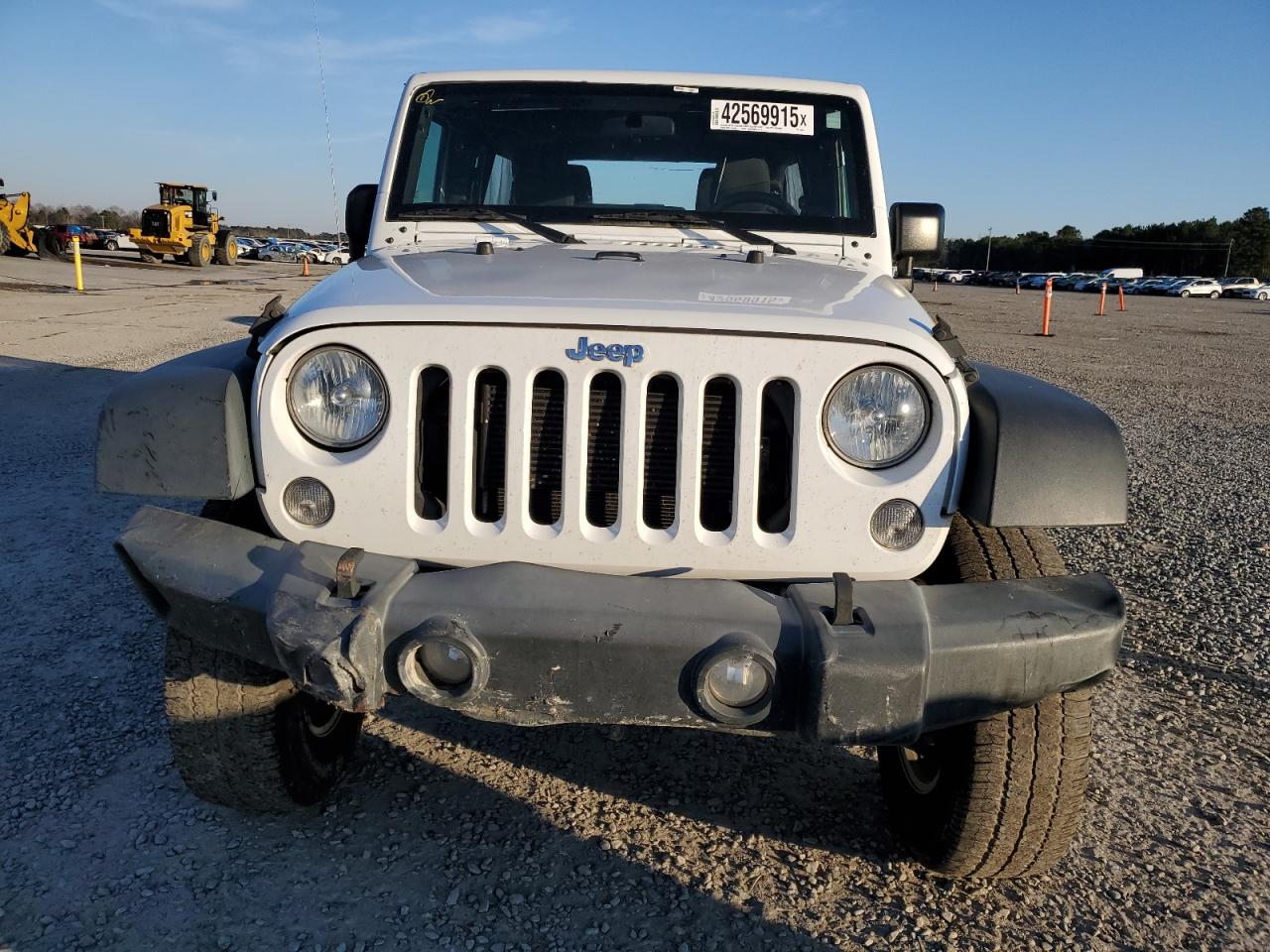 2016 Jeep Wrangler VIN 1C4BJWDG4GL160231 Copart auction photo, front end damage thumbnail 5
