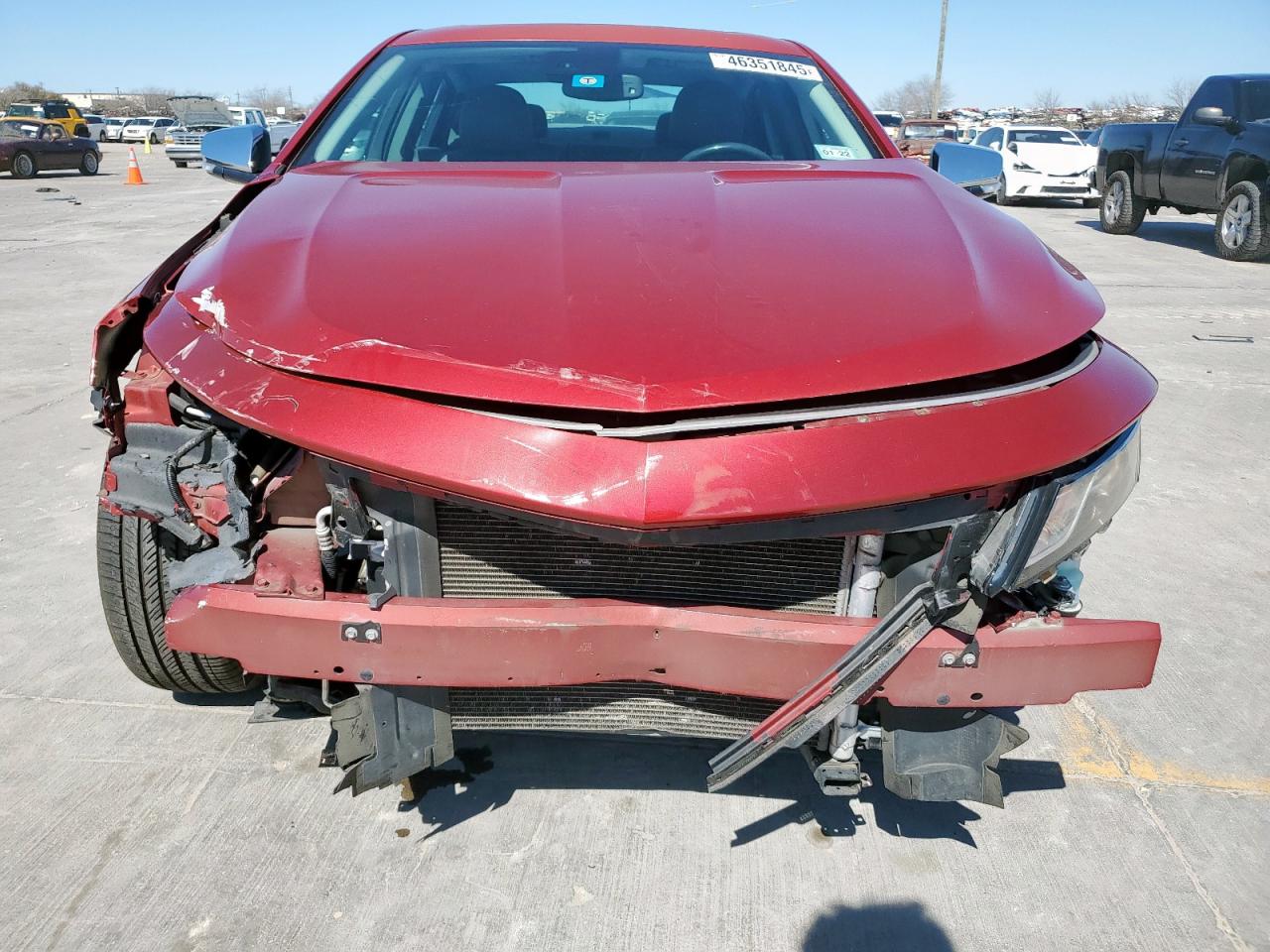 2014 Chevrolet Impala VIN 1G1125S38EU133682 Copart auction photo, front end / minor dent/scratches damage thumbnail 5
