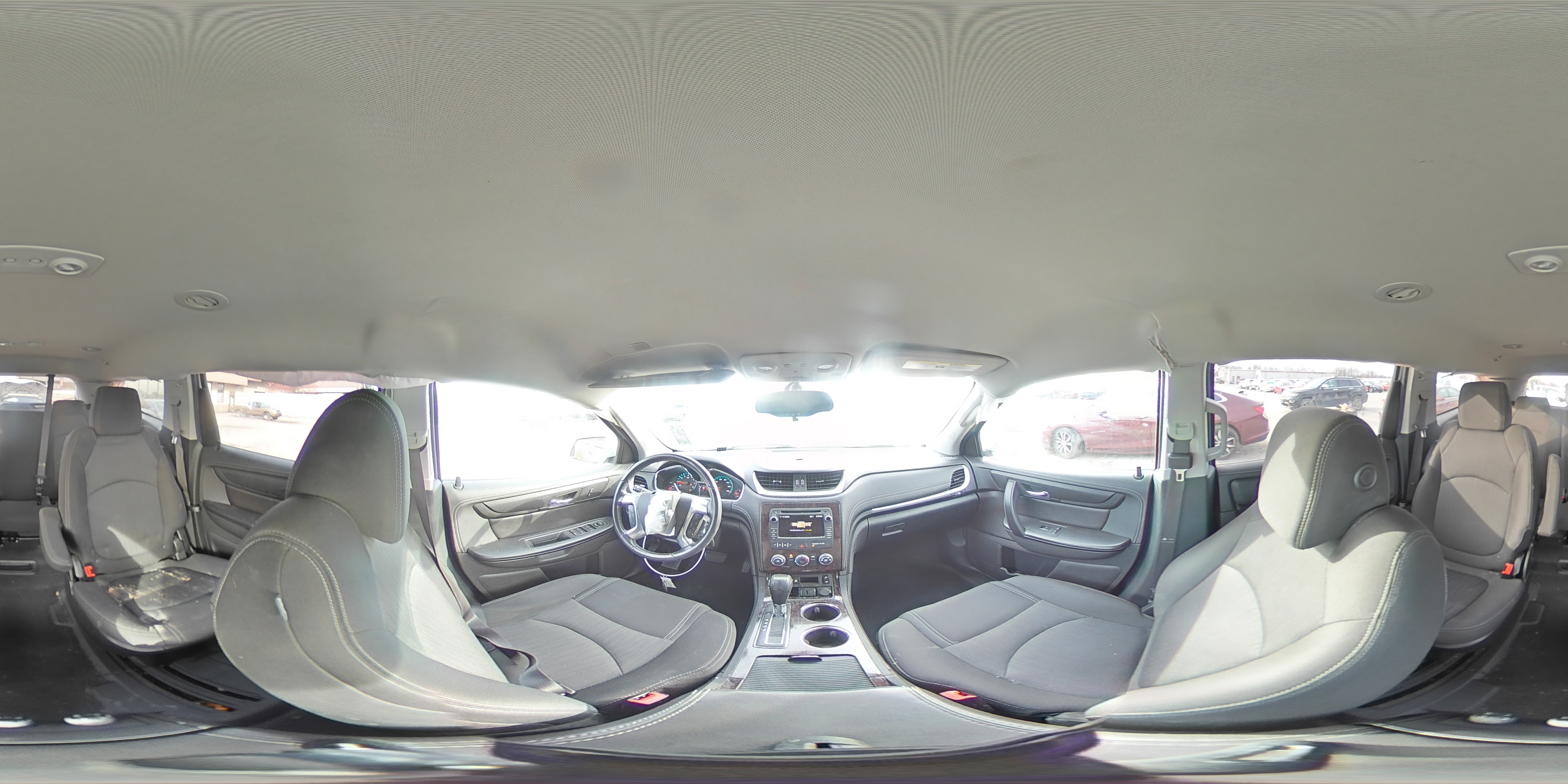 2017 Chevrolet Traverse VIN 1GNKVGKD3HJ173785 Copart auction photo, front end / side damage thumbnail 13