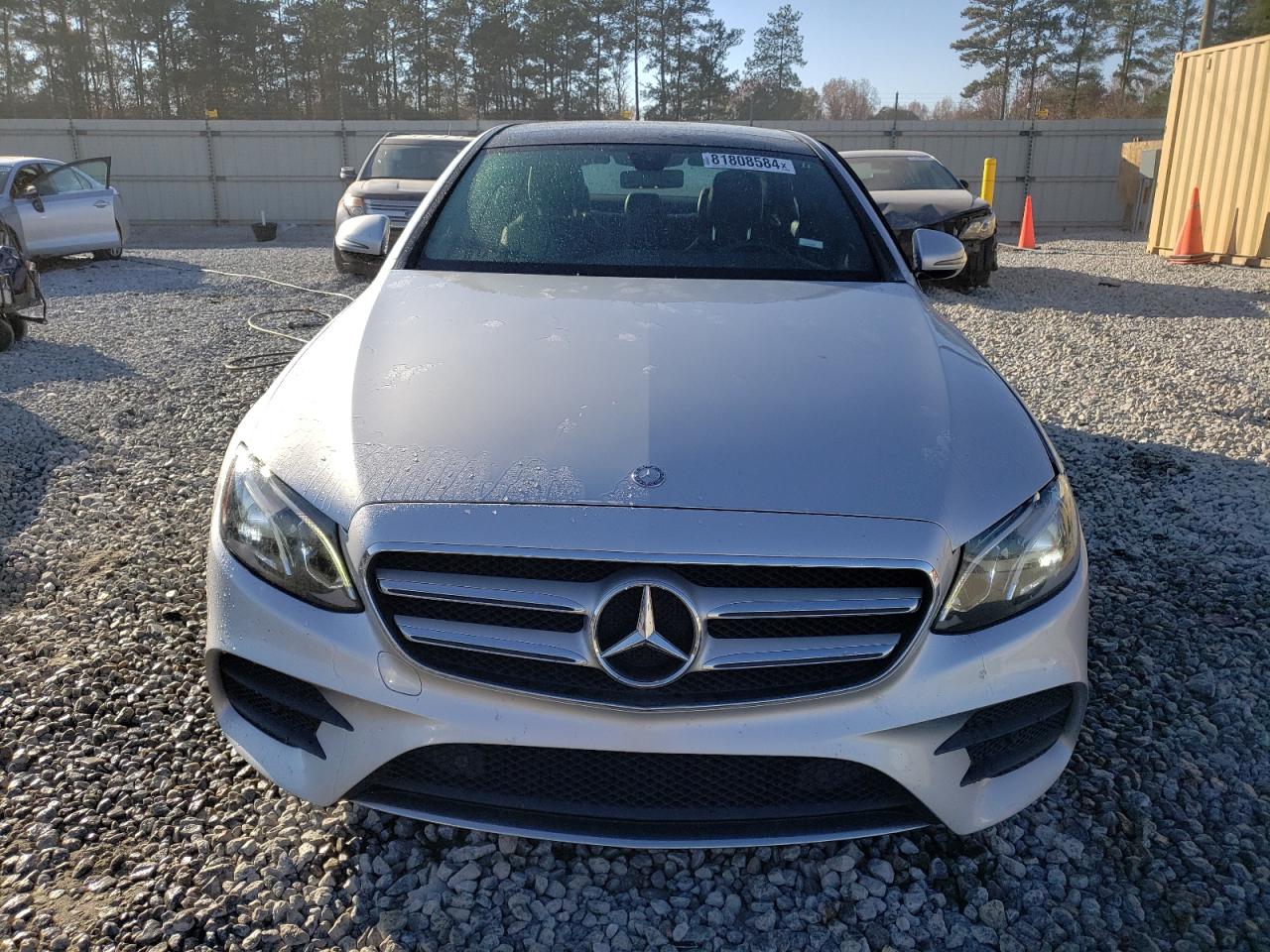 2017 Mercedes-Benz E-klasse VIN WDDZF4KB9HA046031 Copart auction photo, front end / side damage thumbnail 5