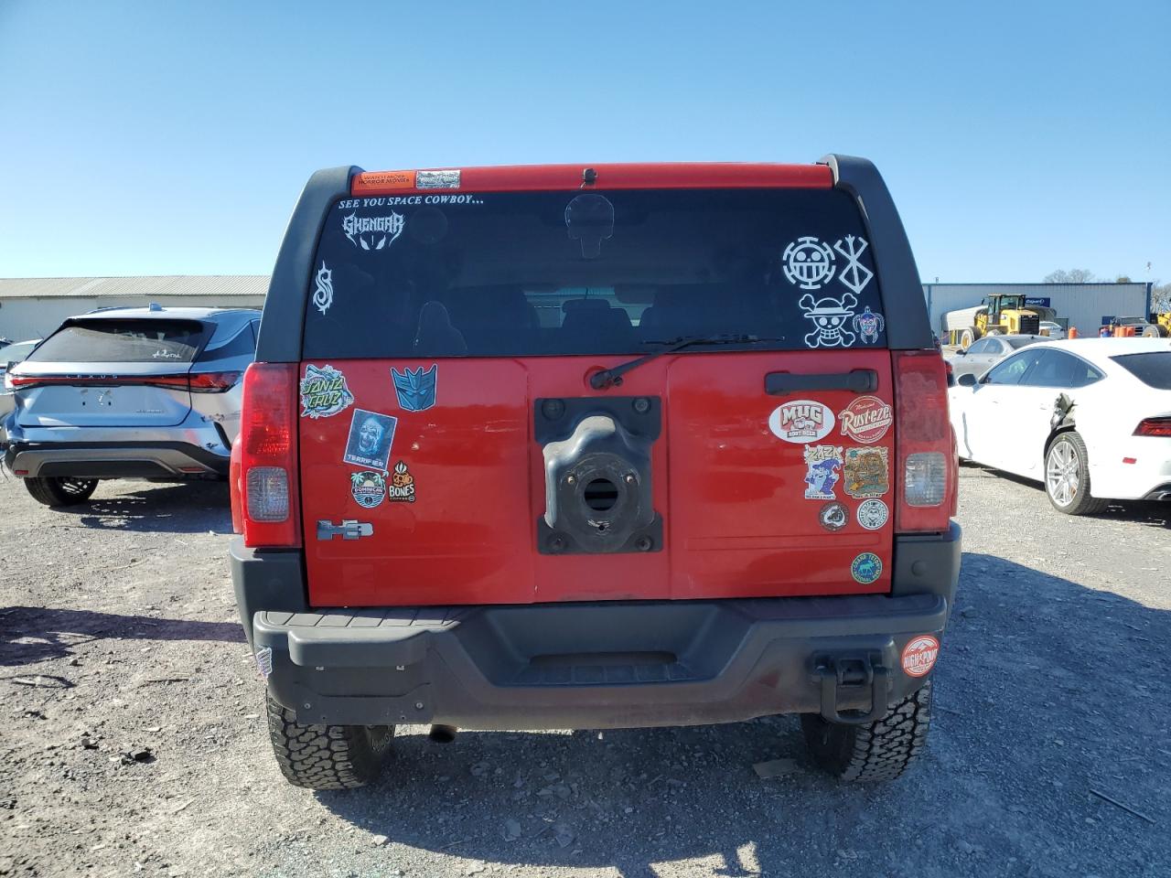 2008 Hummer H3 VIN 5GTEN13E788181236 Copart auction photo, front end damage thumbnail 6