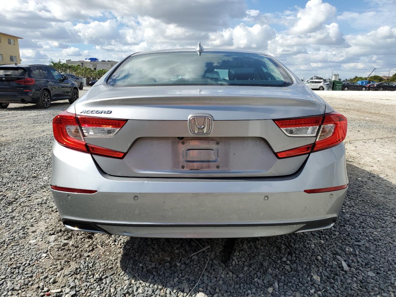 2021 Honda Accord VIN 1HGCV1F57MA010727 Copart auction photo, side / rear end damage thumbnail 6