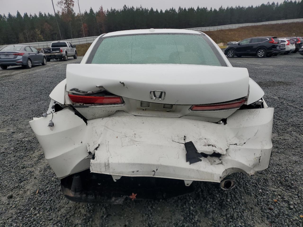 2011 Honda Accord VIN 1HGCP2F82BA101296 Copart auction photo, rear end damage thumbnail 6