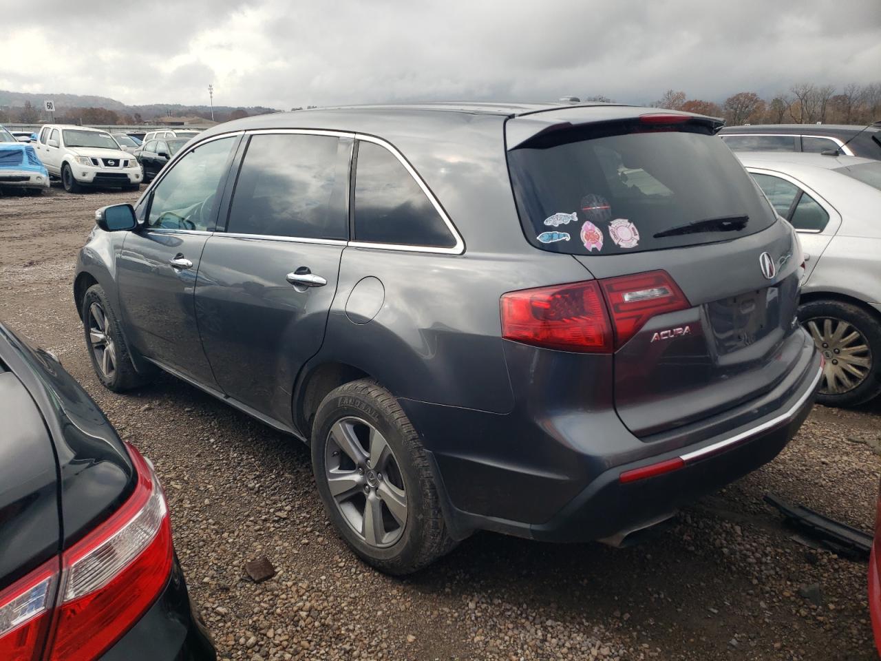 2012 Acura MDX VIN 2HNYD2H45CH519680 Copart auction photo, undercarriage damage thumbnail 2