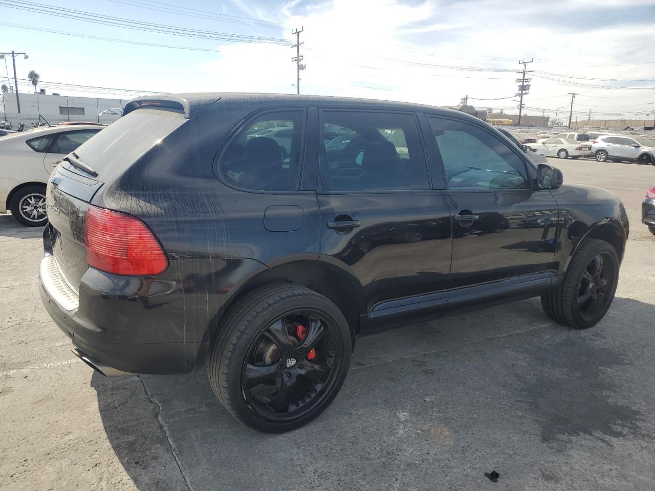 2006 Porsche Cayenne VIN WP1AC29P56LA90811 Copart auction photo, side damage thumbnail 3