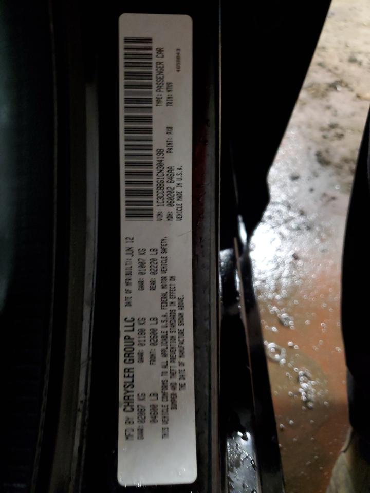 2012 Chrysler 200 VIN 1C3CCBBG1CN304198 Copart auction photo, front end / side damage thumbnail 12