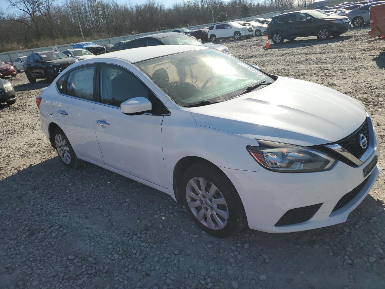 2017 Nissan Sentra VIN 3N1AB7AP2HY402707 Copart auction photo, side damage thumbnail 4