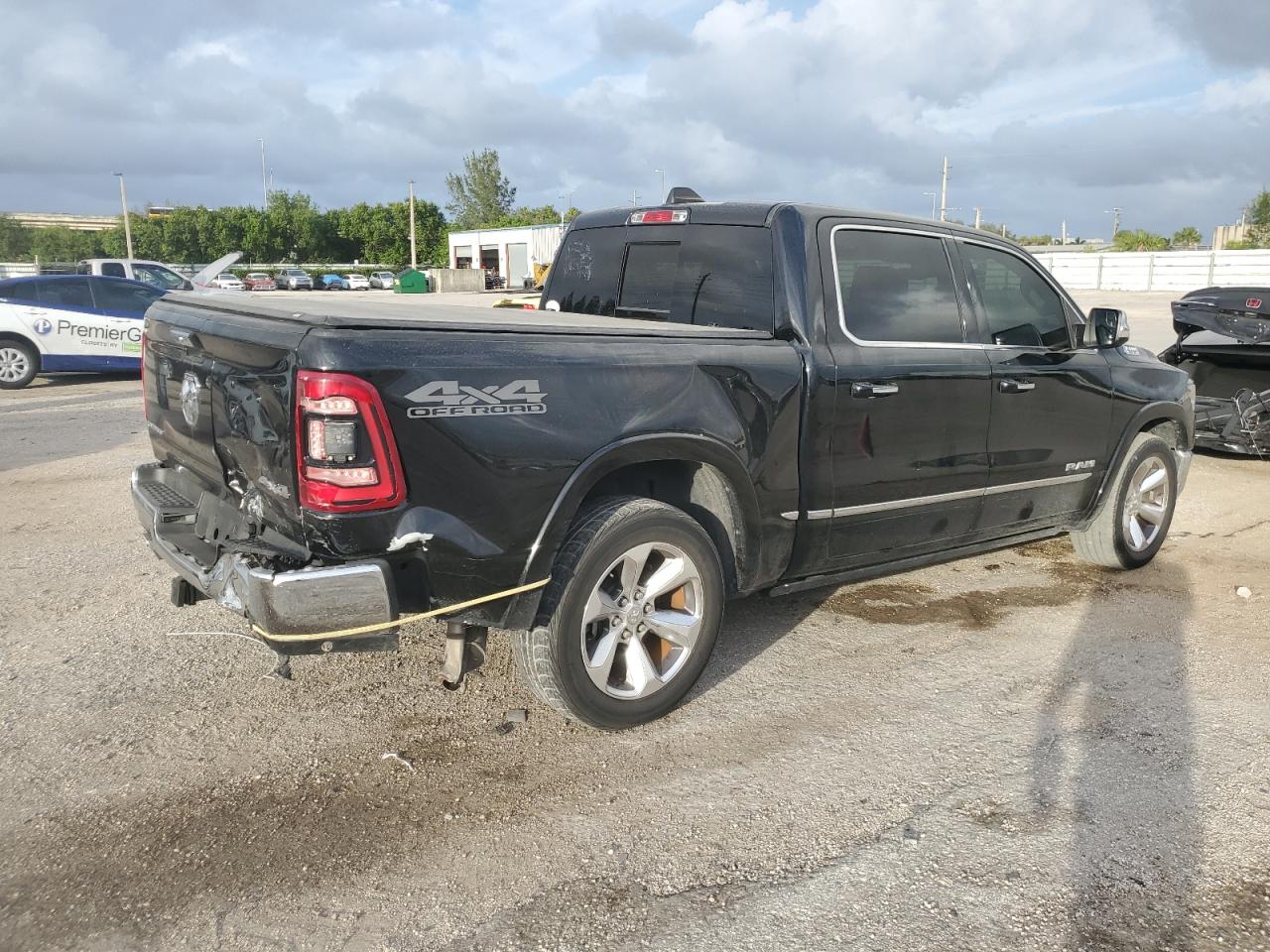 2020 RAM 1500 VIN 1C6SRFHT6LN219513 Copart auction photo, rear end damage thumbnail 3