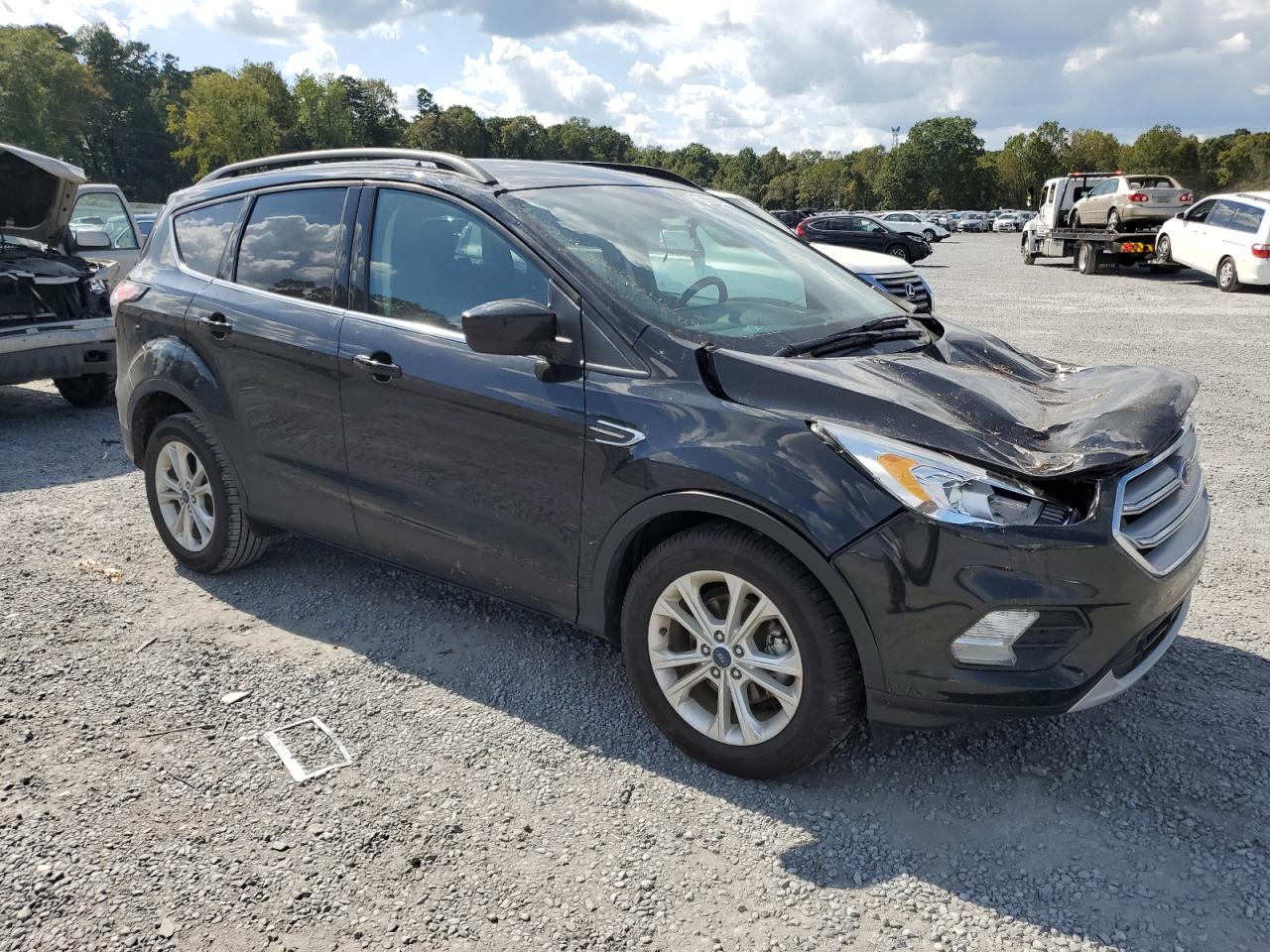 2018 Ford Escape VIN 1FMCU0HDXJUA95844 Copart auction photo, front end damage thumbnail 4