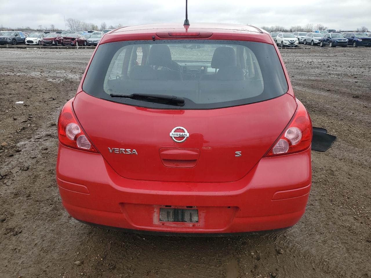 2007 Nissan Versa VIN 3N1BC13EX7L423083 Copart auction photo, front end / rear end damage thumbnail 6