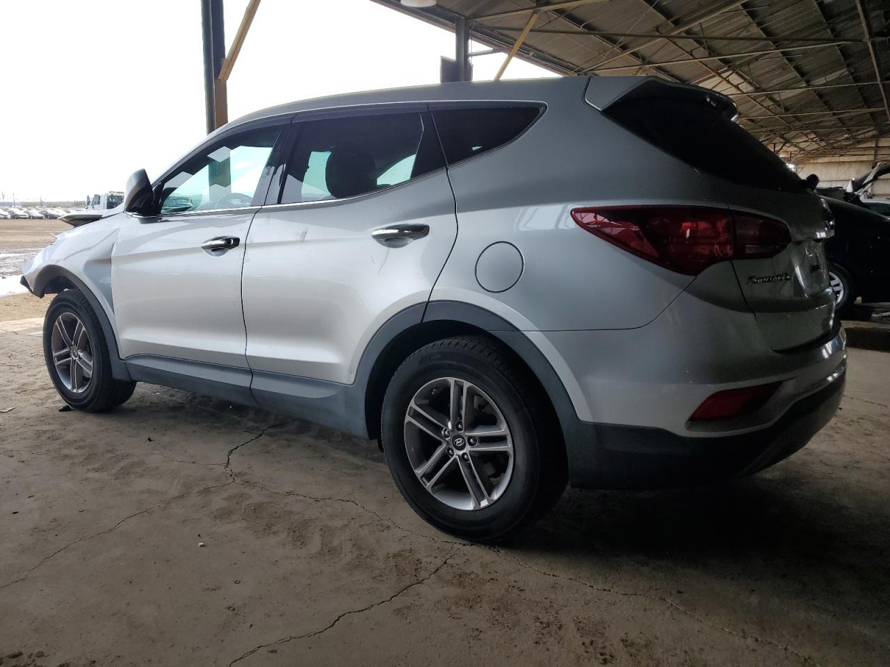2017 Hyundai Santa Fe VIN 5XYZTDLB1HG466142 Copart auction photo, front end damage thumbnail 2
