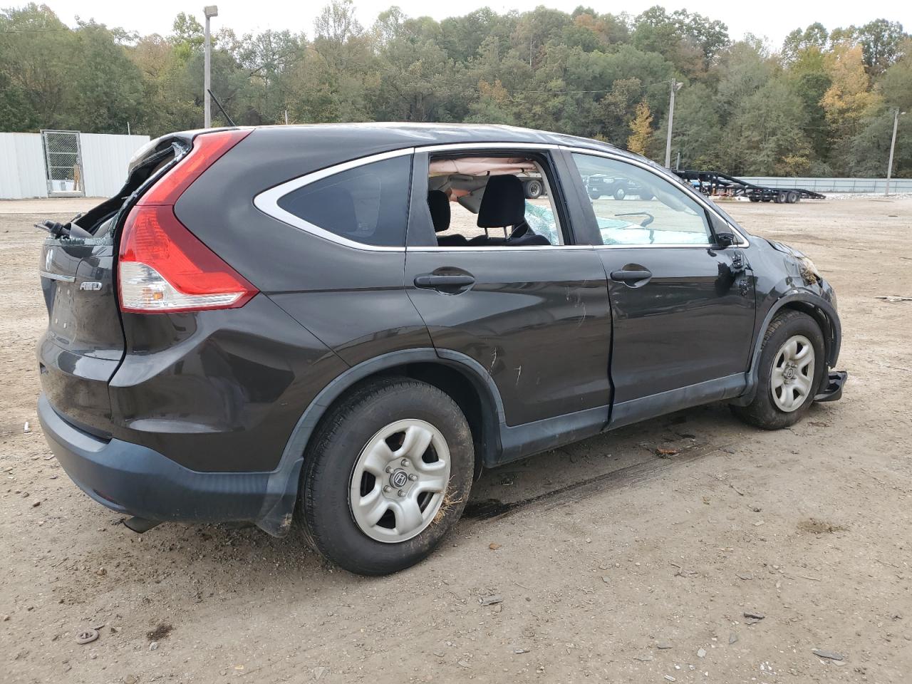 2014 Honda CR-V VIN 5J6RM4H36EL079319 Copart auction photo, rollover damage thumbnail 3