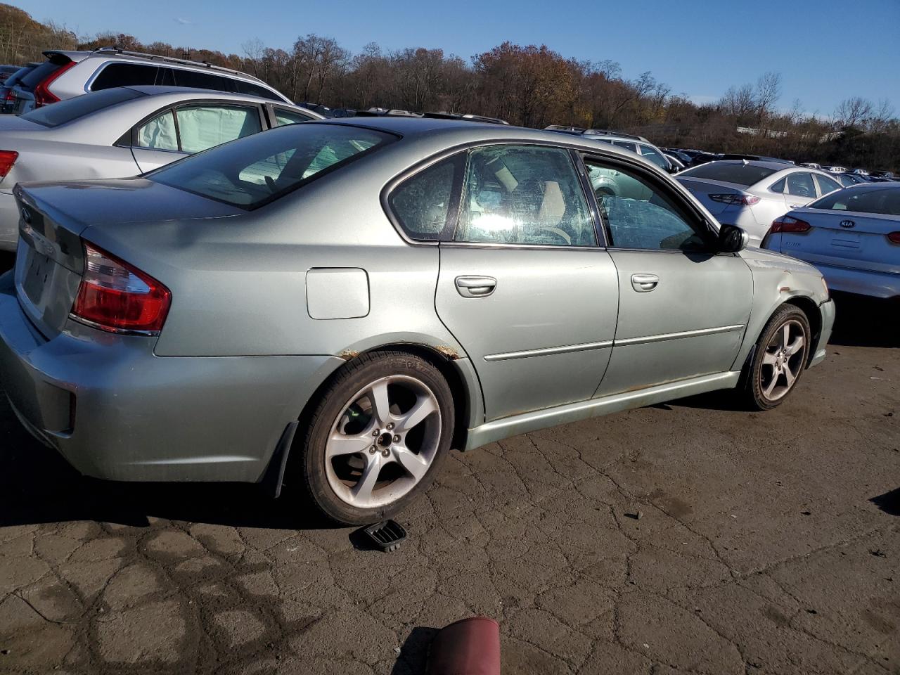 2009 Subaru Legacy VIN 4S3BL616597222835 Copart auction photo, front end / side damage thumbnail 3