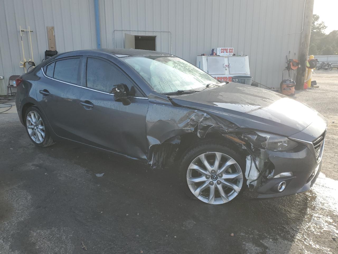 2016 Mazda 3 VIN JM1BM1W31G1298910 Copart auction photo, all over damage thumbnail 4