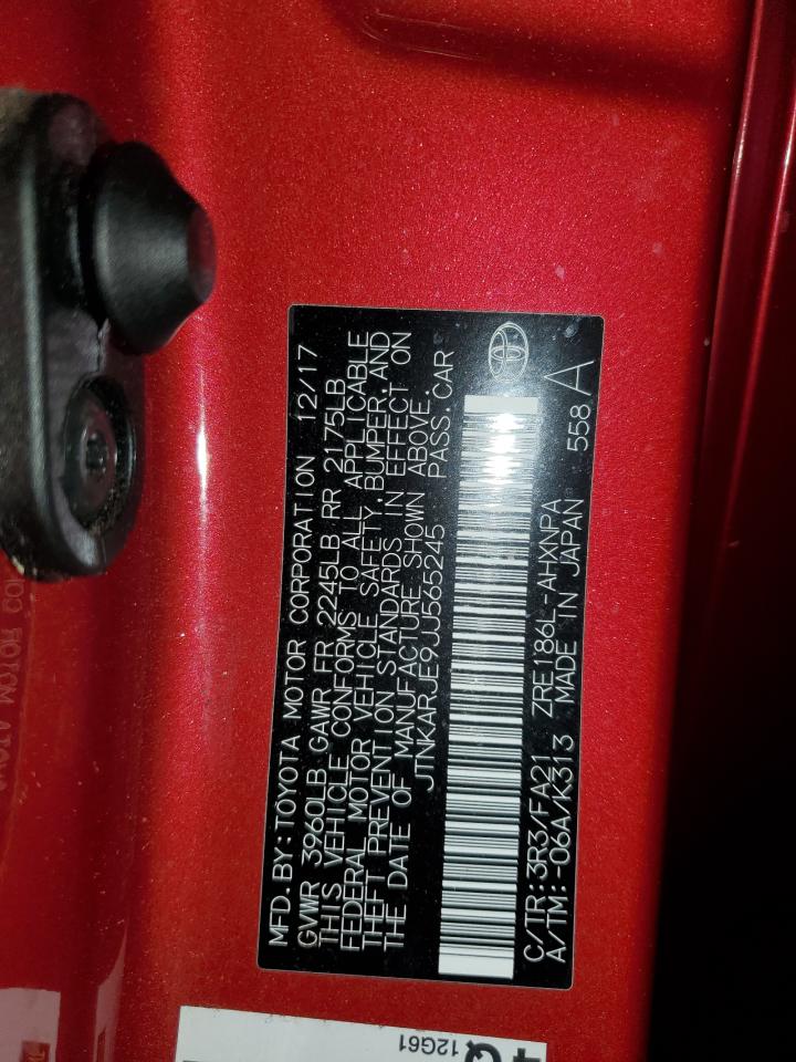 2018 Toyota Corolla VIN JTNKARJE9JJ565245 Copart auction photo, front end damage thumbnail 13