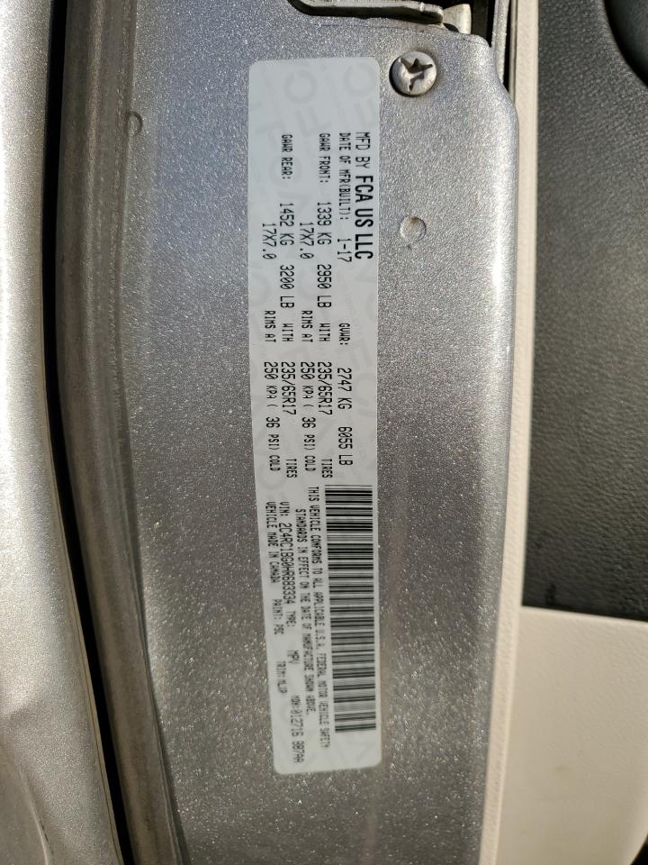 2017 Chrysler Pacifica VIN 2C4RC1BG0HR683334 Copart auction photo, side damage thumbnail 15