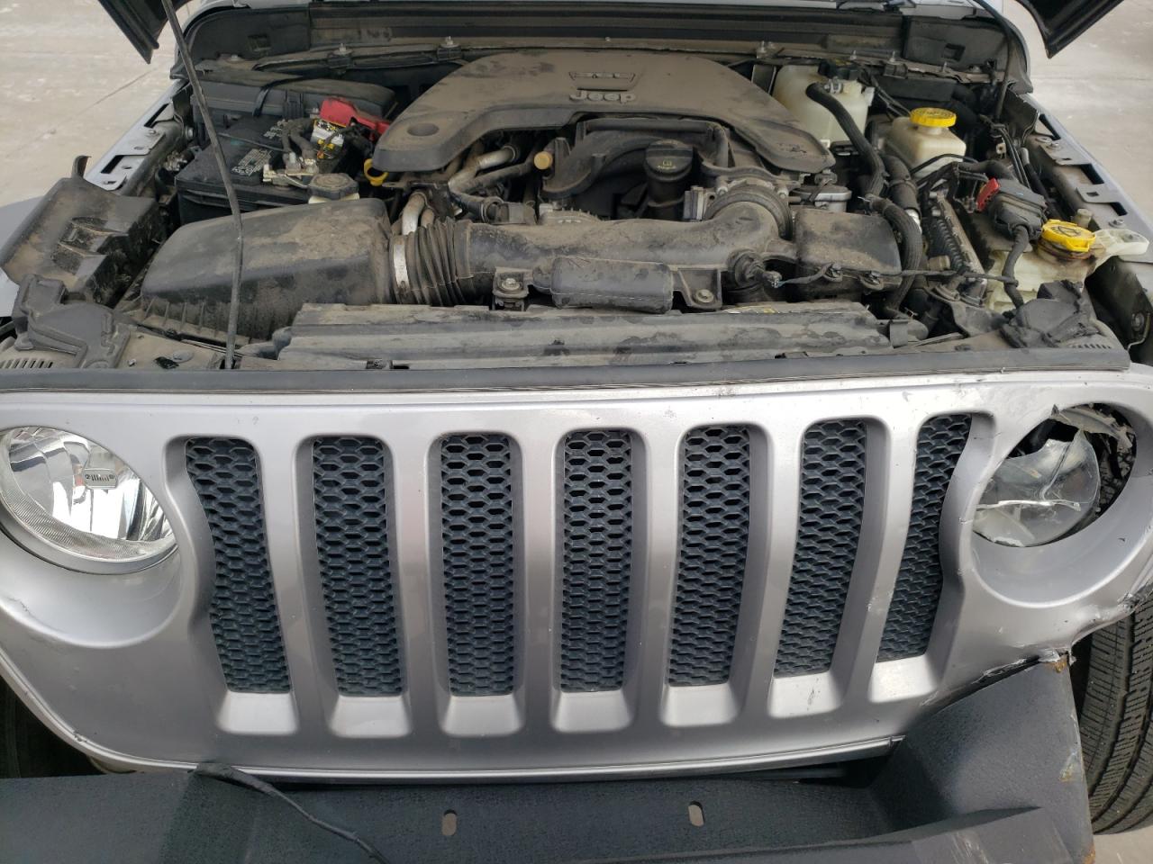 2019 Jeep Wrangler VIN 1C4GJXAG5KW652404 Copart auction photo, front end damage thumbnail 11