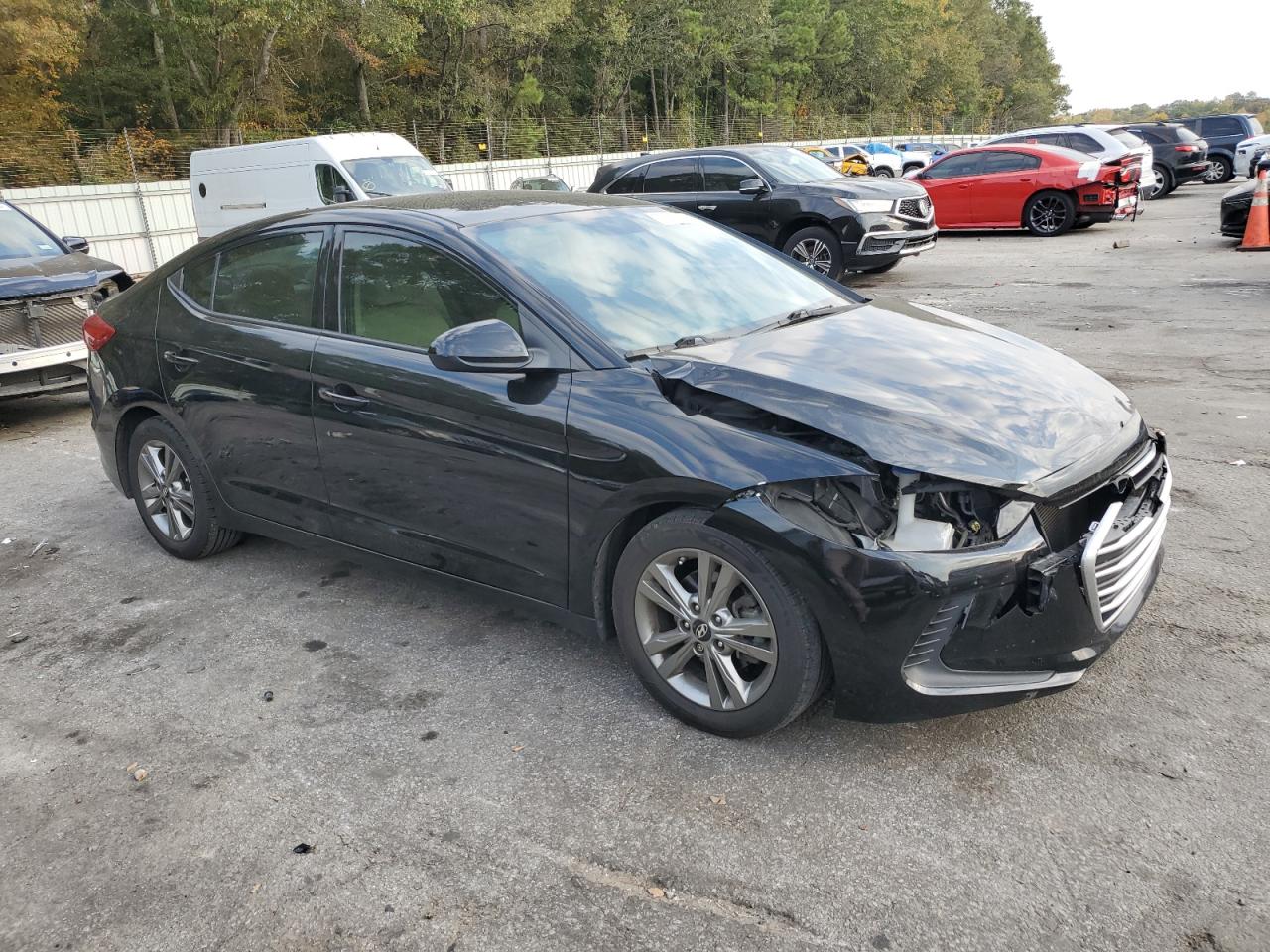2017 Hyundai Elantra VIN 5NPD84LF5HH142960 Copart auction photo, front end damage thumbnail 4