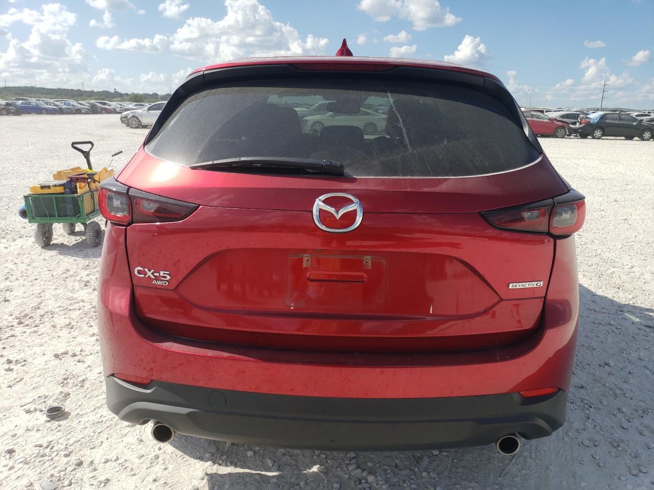 2022 Mazda CX-5 VIN JM3KFBEM0N1612576 Copart auction photo, all over damage thumbnail 6