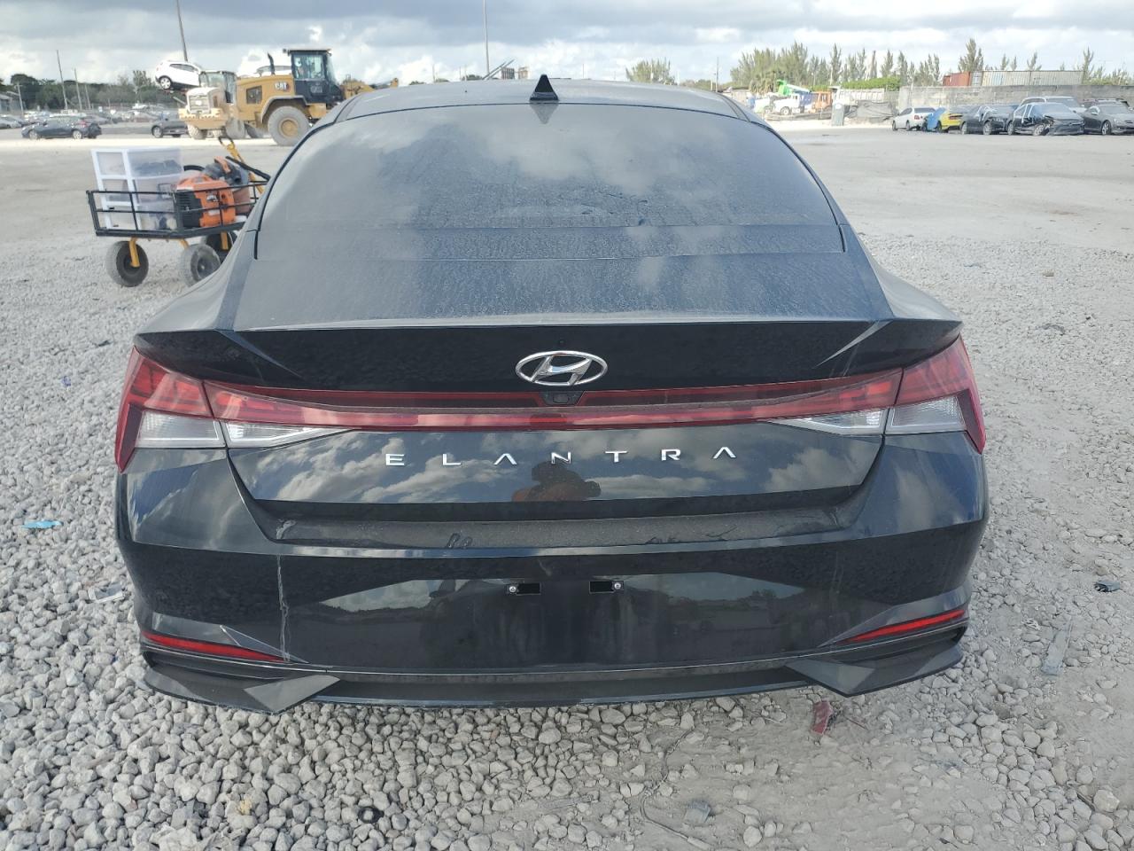 2022 Hyundai Elantra VIN 5NPLN4AG7NH062328 Copart auction photo, front end / side damage thumbnail 6