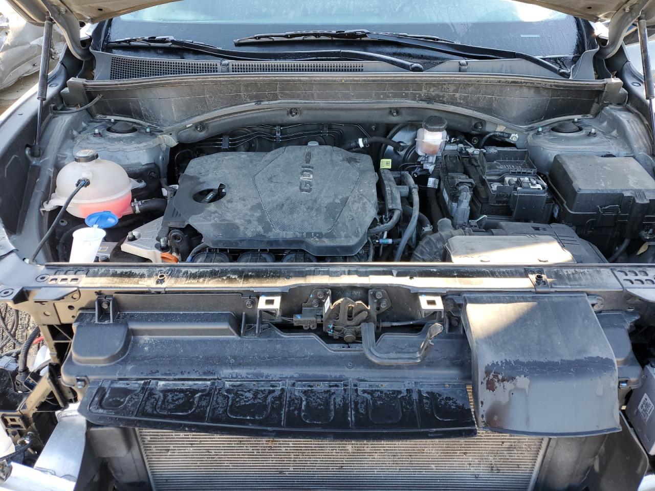 2023 Hyundai Santa Fe VIN 5NMS2DAJ6PH539301 Copart auction photo, front end damage thumbnail 12