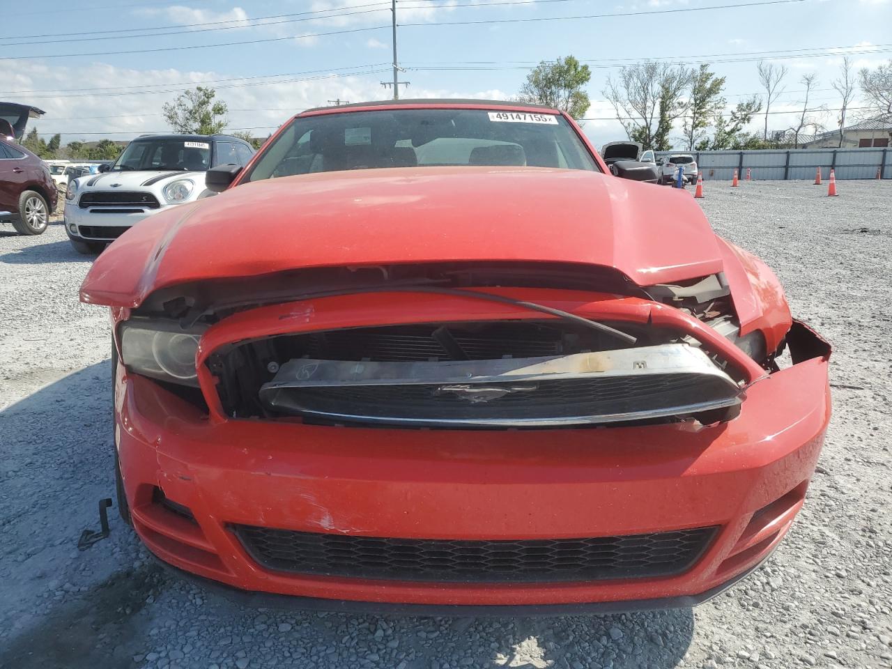 2014 Ford Mustang VIN 1ZVBP8EM7E5208222 Copart auction photo, front end damage thumbnail 5