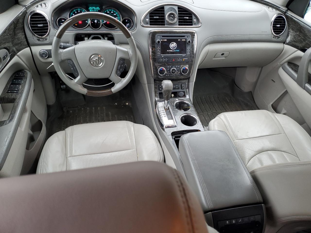 2014 Buick Enclave VIN 5GAKRBKD5EJ165927 Copart auction photo, front end / side damage thumbnail 8