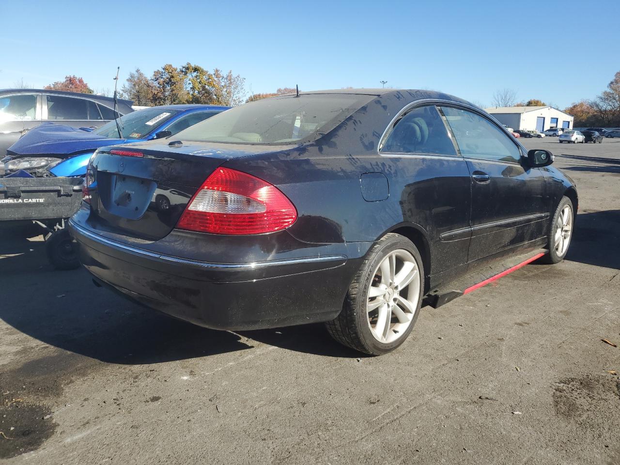 2006 Mercedes-Benz CLK-klasse VIN WDBTJ56J46F181969 Copart auction photo, stripped damage thumbnail 3