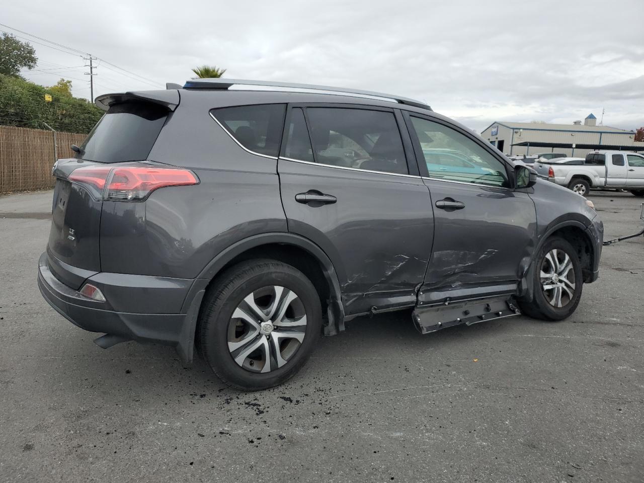 2017 Toyota RAV 4 VIN JTMBFREV2HJ126396 Copart auction photo, undercarriage / side damage thumbnail 3