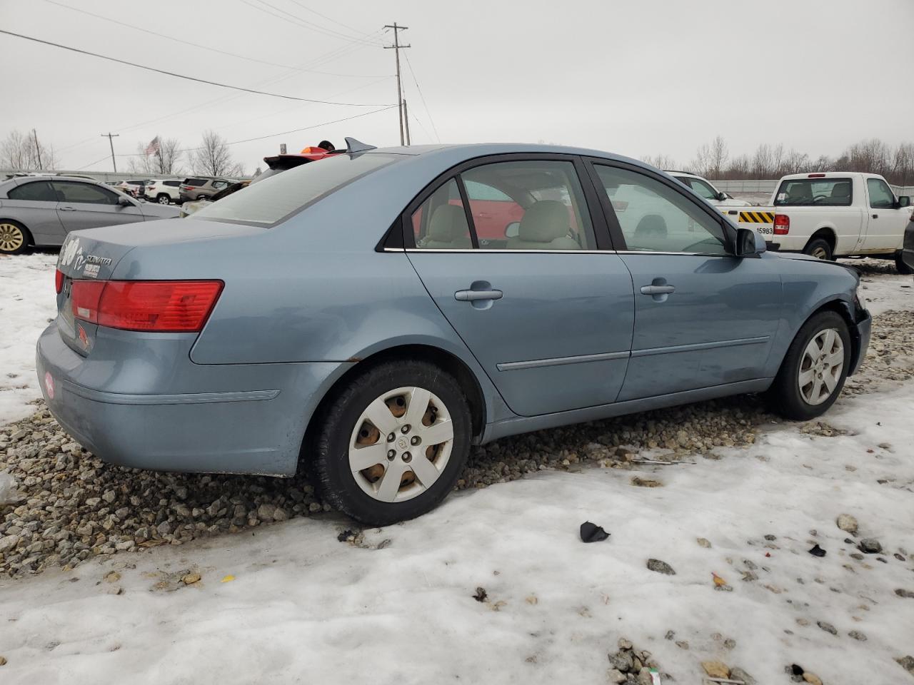 2009 Hyundai Sonata VIN 5NPET46C19H422252 Copart auction photo, front end damage thumbnail 3