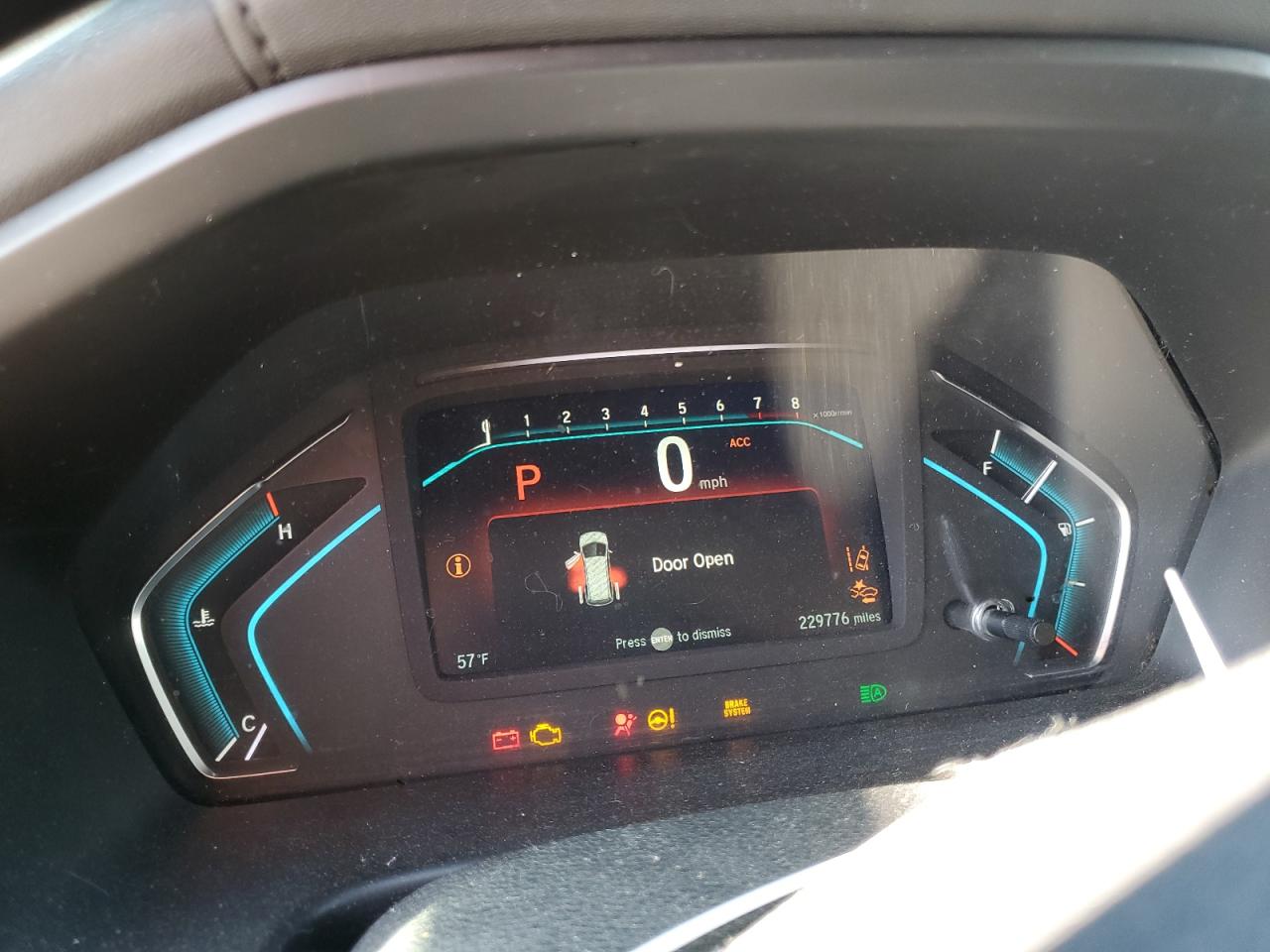 2018 Honda Odyssey VIN 5FNRL6H7XJB093471 Copart auction photo, front end damage thumbnail 9
