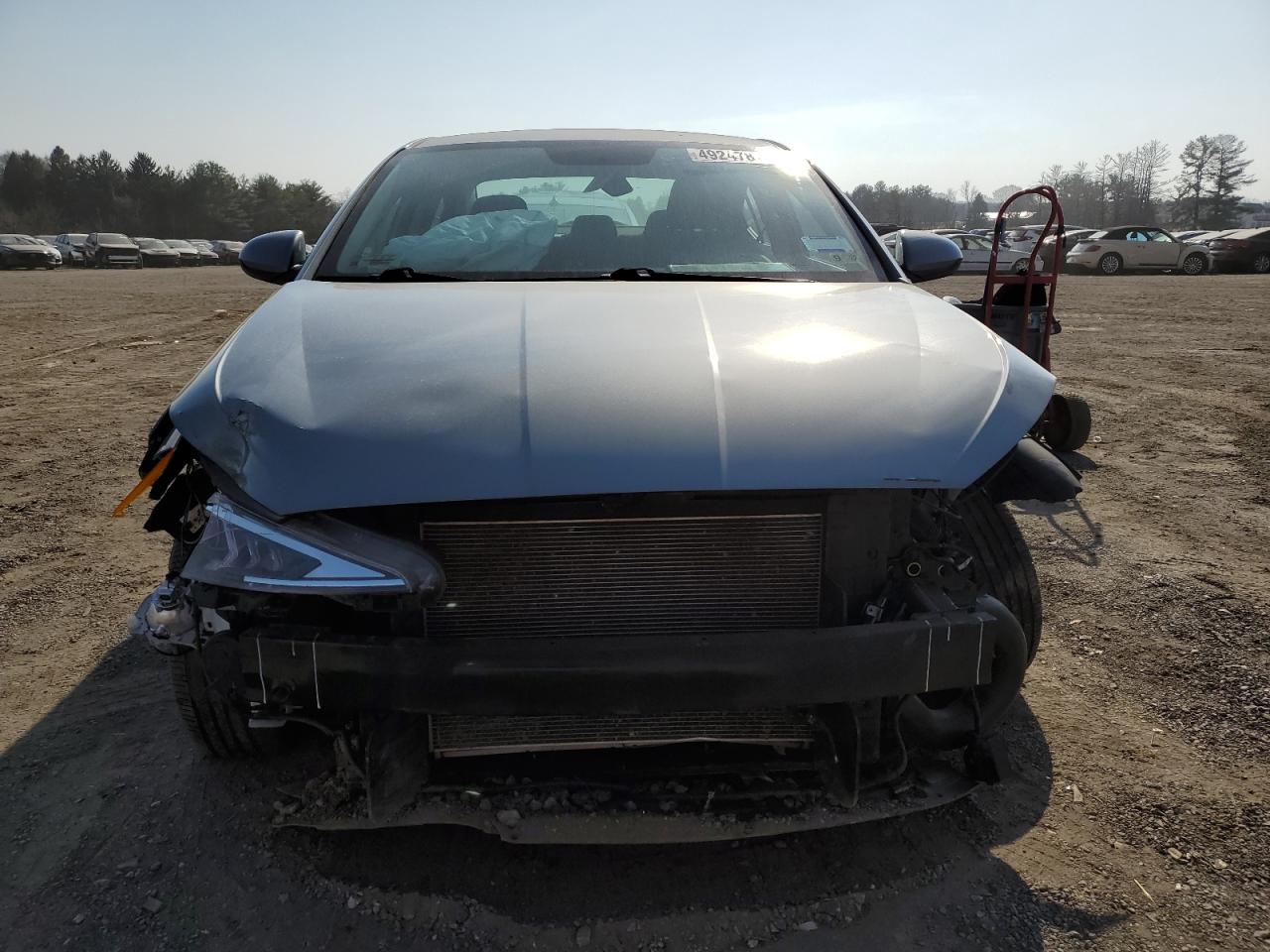 2019 Hyundai Elantra VIN KMHD74LF7KU789632 Copart auction photo, vandalism / front end damage thumbnail 5