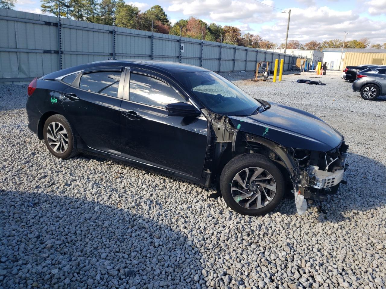 2018 Honda Civic VIN 19XFC2F71JE026813 Copart auction photo, front end / undercarriage damage thumbnail 4