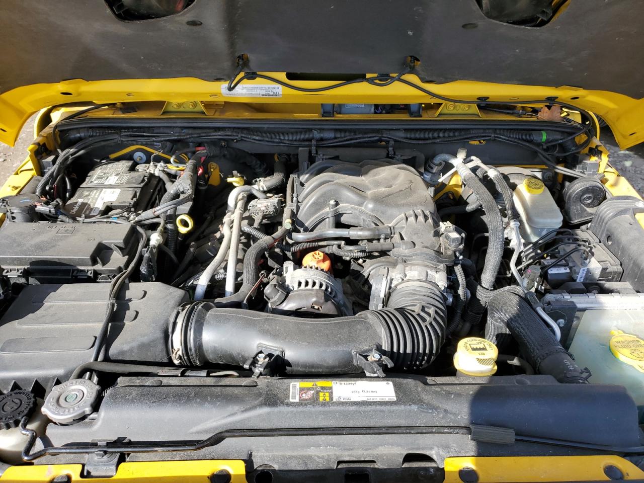 2015 Jeep Wrangler VIN 1C4BJWFG1FL662478 Copart auction photo, rear end damage thumbnail 12