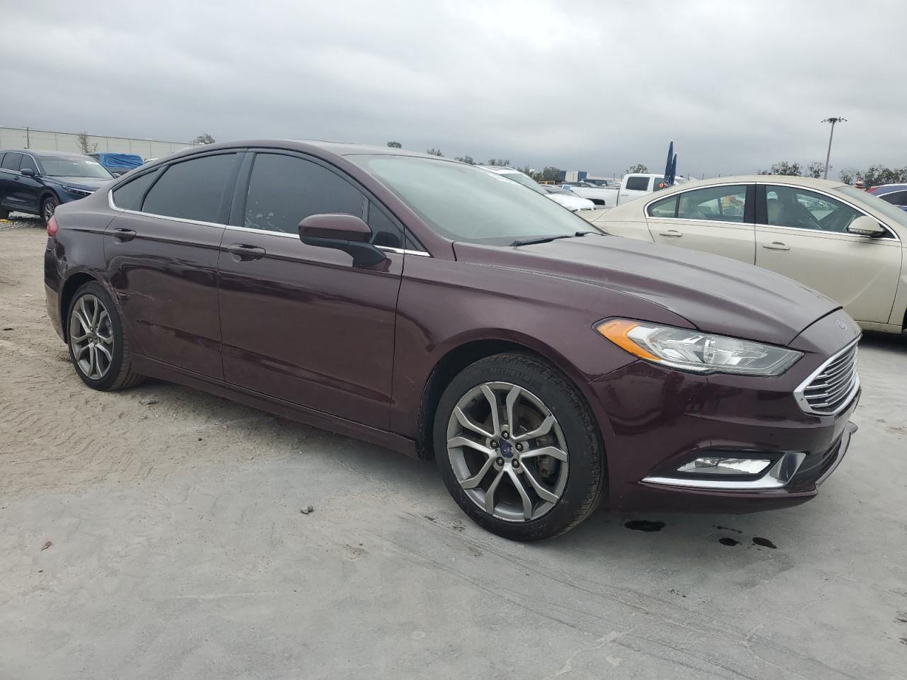 2017 Ford Fusion VIN 3FA6P0H71HR226735 Copart auction photo, rear end damage thumbnail 4