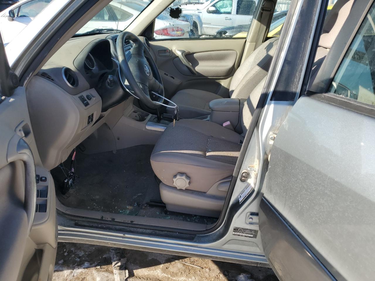 2004 Toyota RAV 4 VIN JTEGD20V140042544 Copart auction photo, front end / side damage thumbnail 7