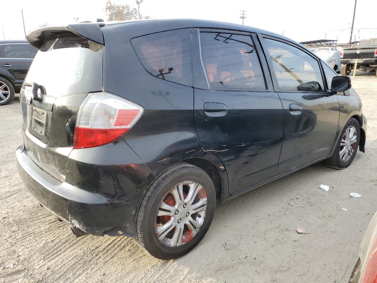 2010 Honda Fit VIN JHMGE8H60AC004345 Copart auction photo, all over damage thumbnail 3