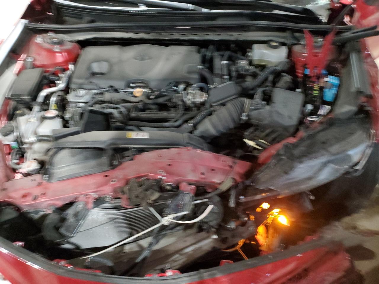 2022 Toyota Camry VIN 4T1K31AK1NU041187 Copart auction photo, front end / side damage thumbnail 12