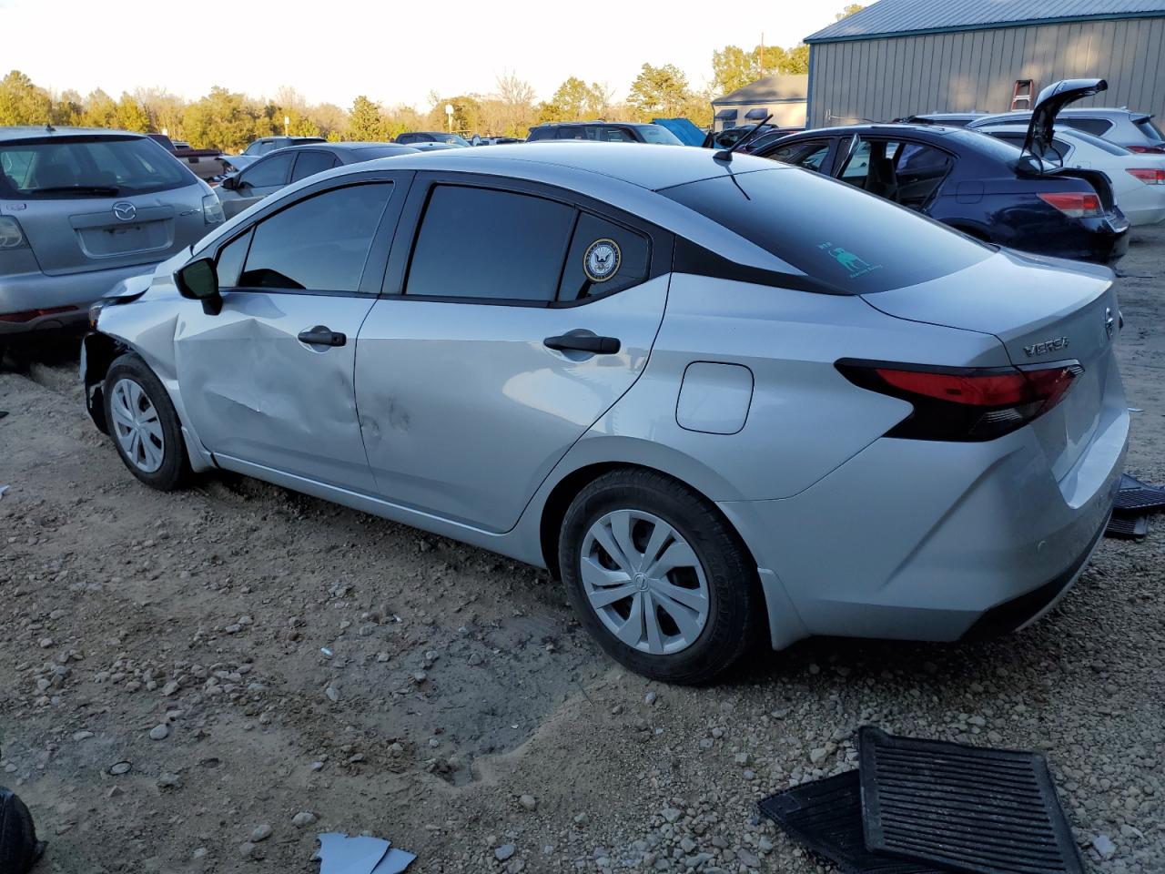 2021 Nissan Versa VIN 3N1CN8DV0ML920189 Copart auction photo, side / front end damage thumbnail 2