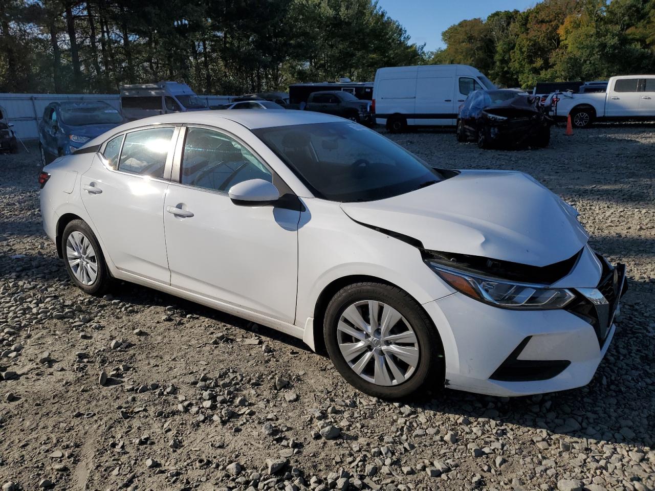2020 Nissan Sentra VIN 3N1AB8BV7LY289039 Copart auction photo, front end damage thumbnail 4