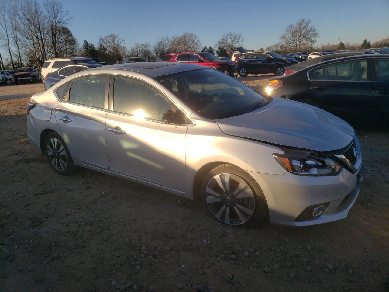 2018 Nissan Sentra VIN 3N1AB7AP8JY255010 Copart auction photo, all over damage thumbnail 4