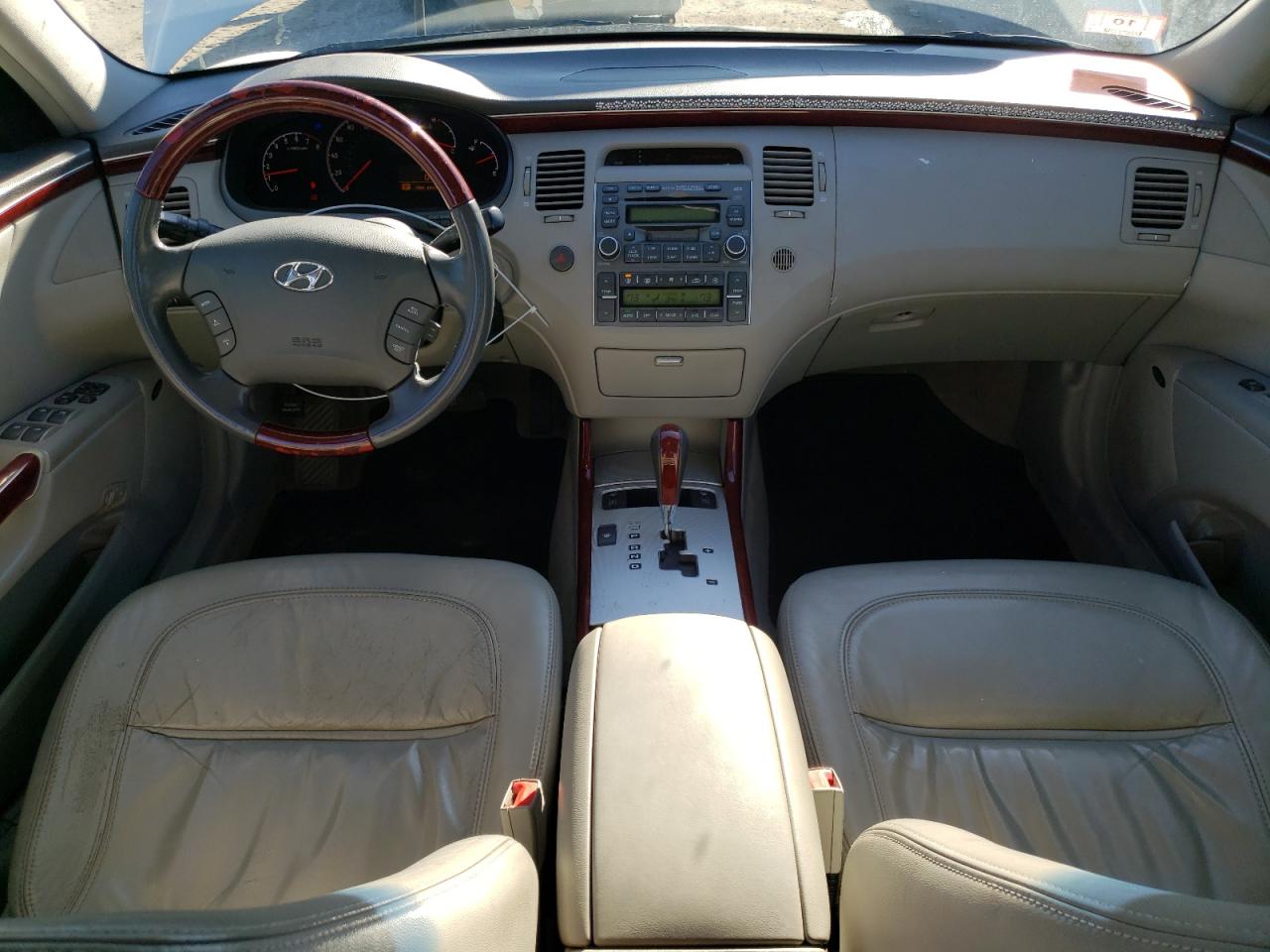 2006 Hyundai Azera VIN KMHFC46F66A090760 Copart auction photo, side damage thumbnail 8