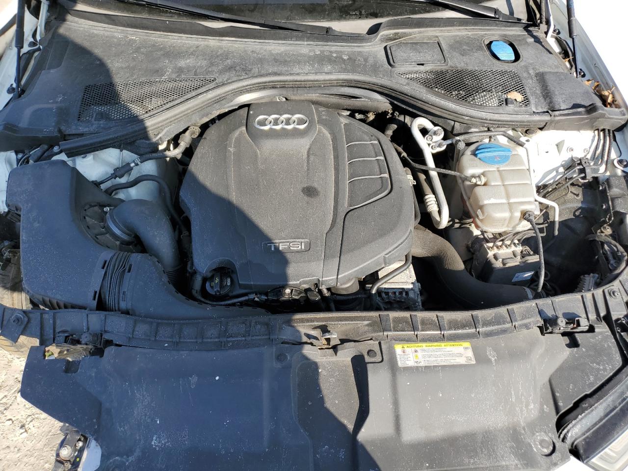2016 Audi A6 VIN WAUGFAFC9GN073866 Copart auction photo, front end / undercarriage damage thumbnail 12