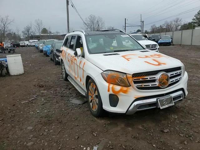 2017 Mercedes-Benz GLS-klasse VIN 4JGDF6EEXHA804573 Copart auction photo, vandalism damage thumbnail 12