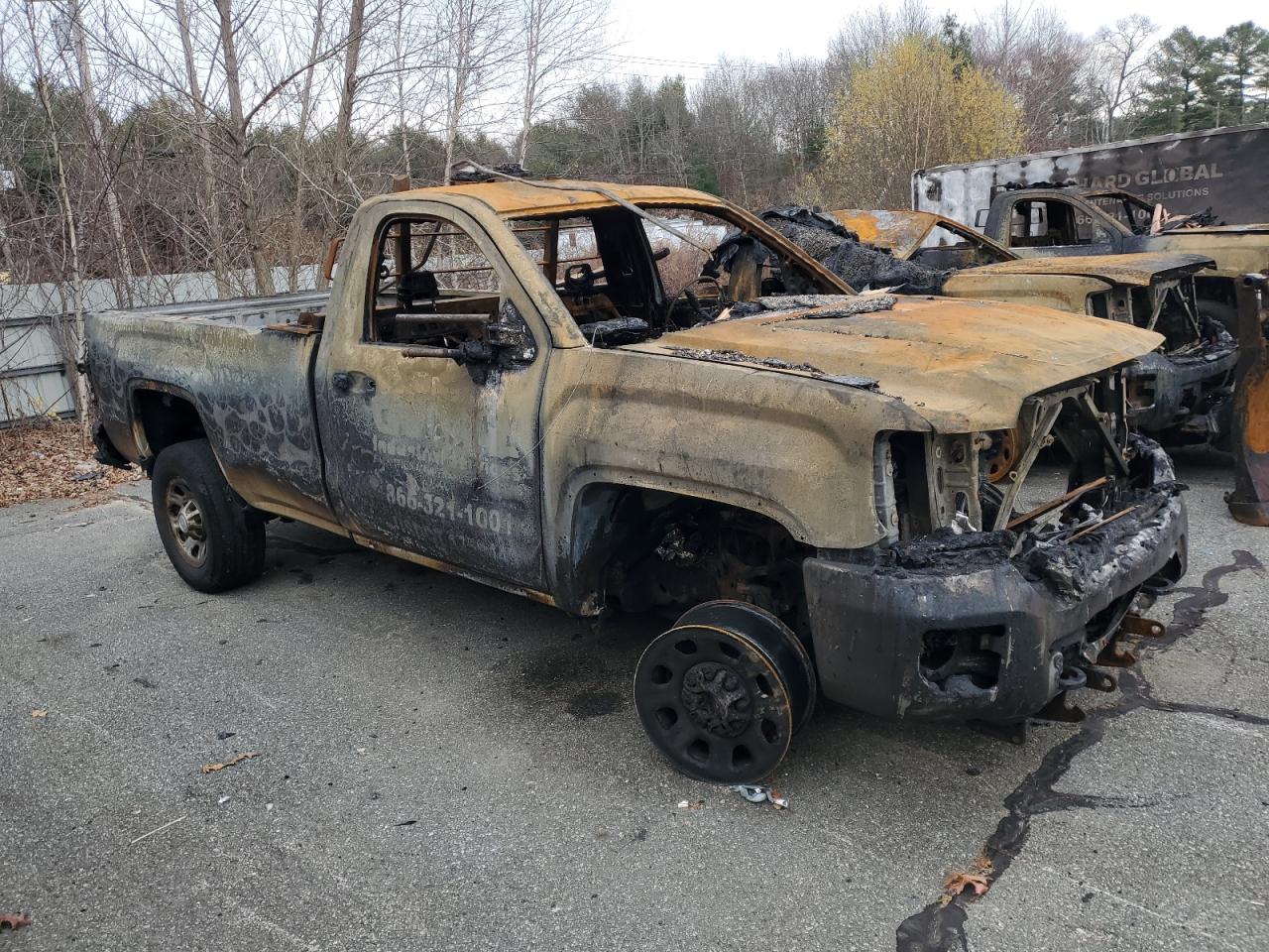2016 Chevrolet Silverado VIN 1GC0KUEG4GZ133762 Copart auction photo, burn / burn - interior damage thumbnail 4