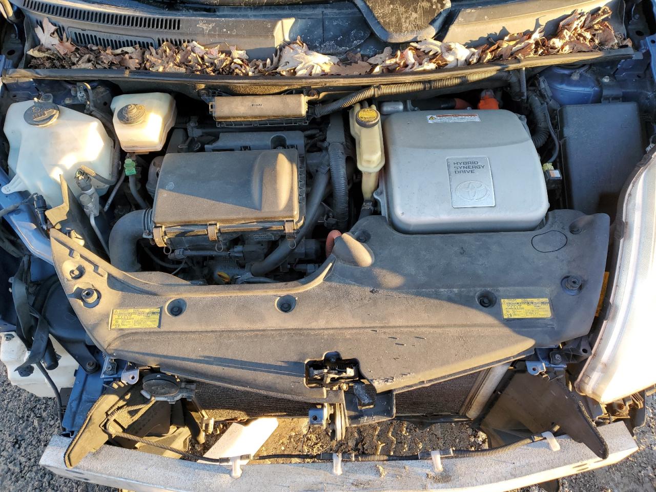2005 Toyota Prius VIN JTDKB20U157046971 Copart auction photo, front end damage thumbnail 11